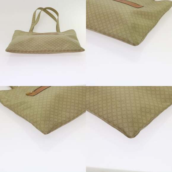 CELINE Macadam Canvas Tote Bag Beige - Picture 10 of 13